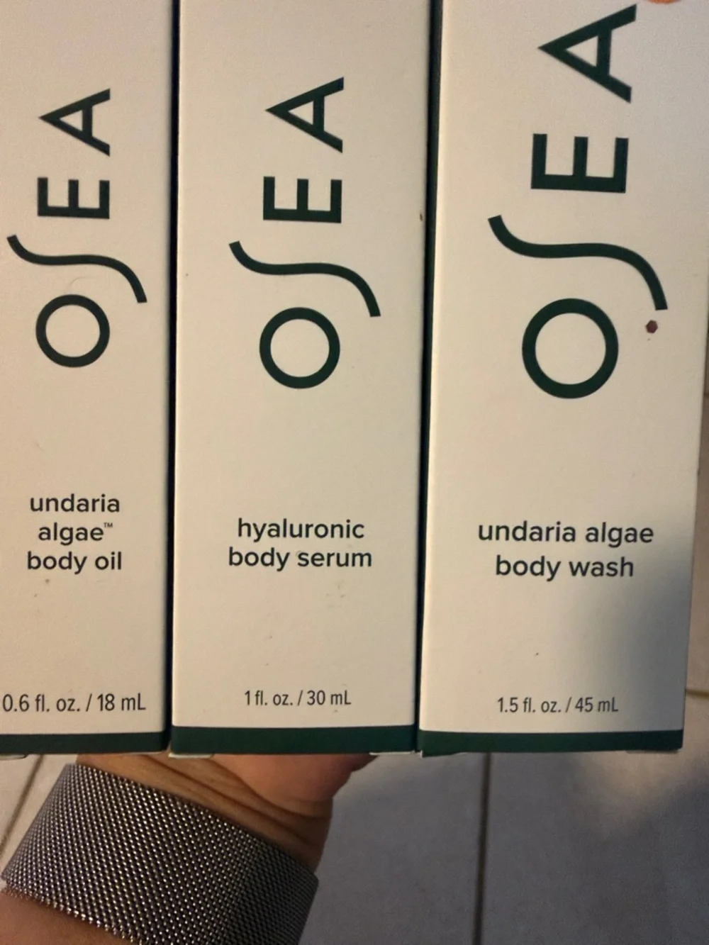 OSEA Hyaluronic Body Serum & Undaria Algae Set — White Hydrating Skincare - Picture 4 of 4